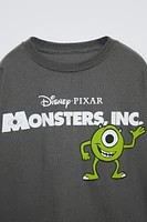 MIKE MONSTERS, SA © DISNEY PIXAR RAISED PRINT T-SHIRT