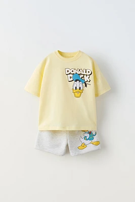 DONALD DUCK © DISNEY T-SHIRT AND SHORTS JOGGING MATCHING SET