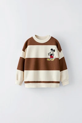 STRIPED MICKEY MOUSE © DISNEY SWEATSHIRT