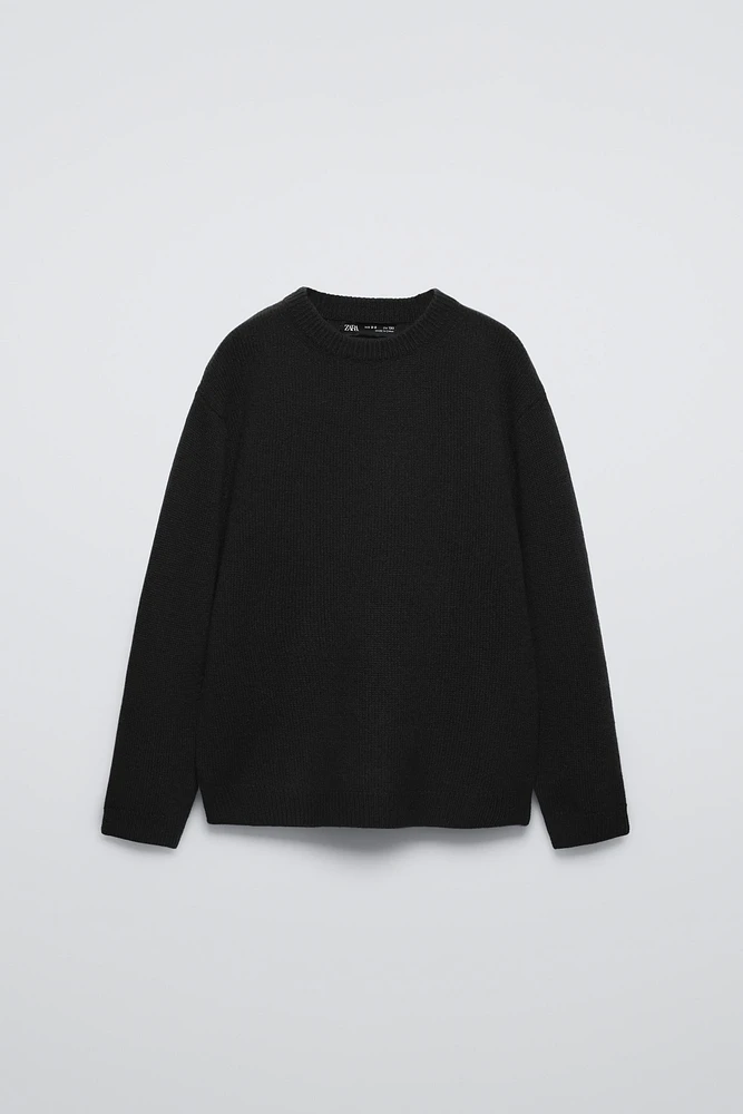 100% CASHMERE KNIT SWEATER