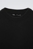 100% CASHMERE KNIT SWEATER