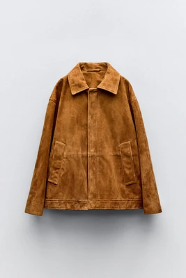 100% SUEDE LEATHER JACKET