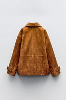 100% SUEDE LEATHER JACKET