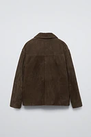 SUEDE LEATHER JACKET