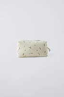 MUSLIN TOILETRY BAG WITH BIRDS