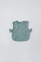 LEAF PRINT TEXTURED BIB XL