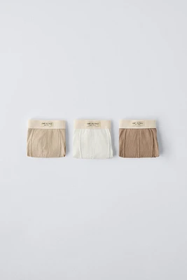 6 YEARS/ THREE-PARCK OF RIB LABEL BOXERS