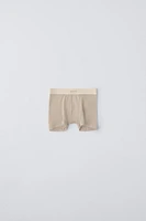 6 YEARS/ THREE-PARCK OF RIB LABEL BOXERS