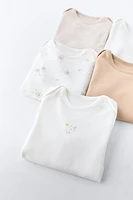 FIVE PACK OF DANDELION BODYSUITS