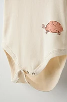 1 MONTHS - 3 YEARS/ FIVE-PACK OF ANIMAL BODYSUITS