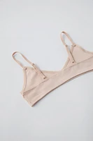 9-14 YEARS/ THREE-PACK OF PRINTED BRALETTES