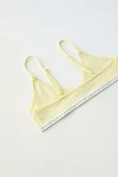 9-14 YEARS/ THREE-PACK OF STRUCTURED FLORAL BRALETTES