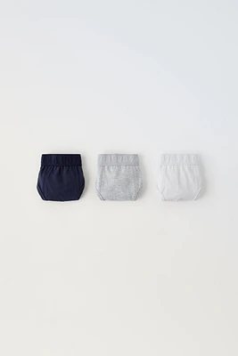 6-14 YEARS/ THREE-PACK OF TEXT UNDERWEAR