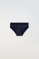 6-14 YEARS/ THREE-PACK OF TEXT UNDERWEAR