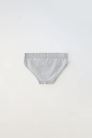 6-14 YEARS/ THREE-PACK OF TEXT UNDERWEAR