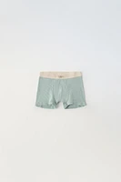 6-14 YEARS/ THREE-PACK OF LABEL BOXERS