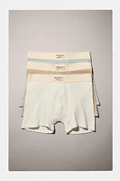 6-14 YEARS/ THREE-PACK OF LABEL BOXERS