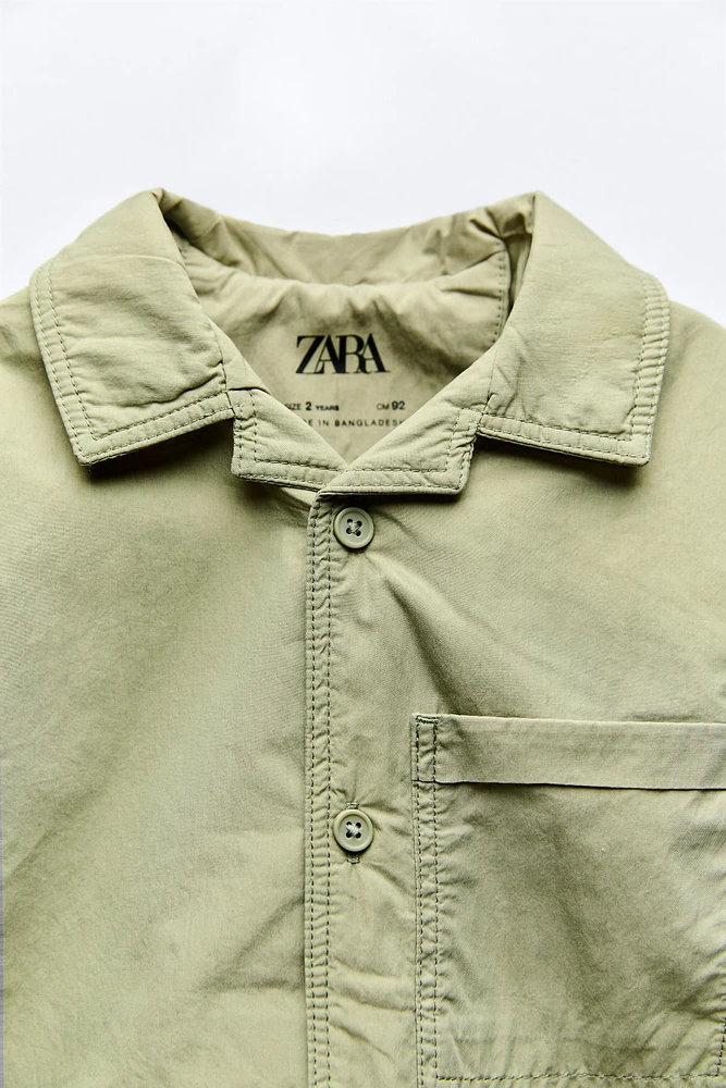 PADDED OVERSHIRT