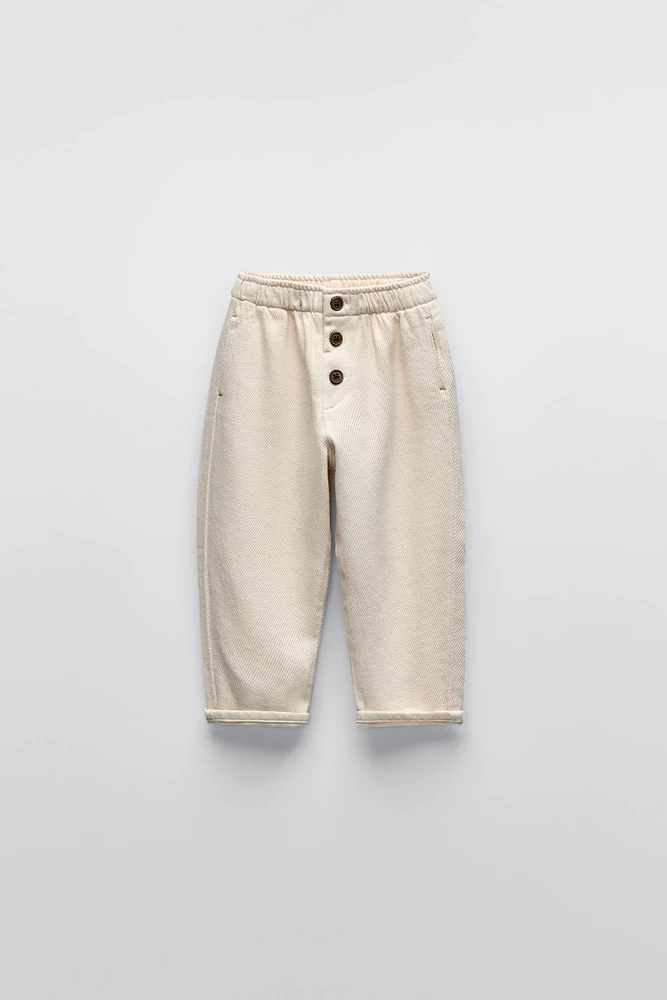 BUTTONED SUPERSOFT PANTS