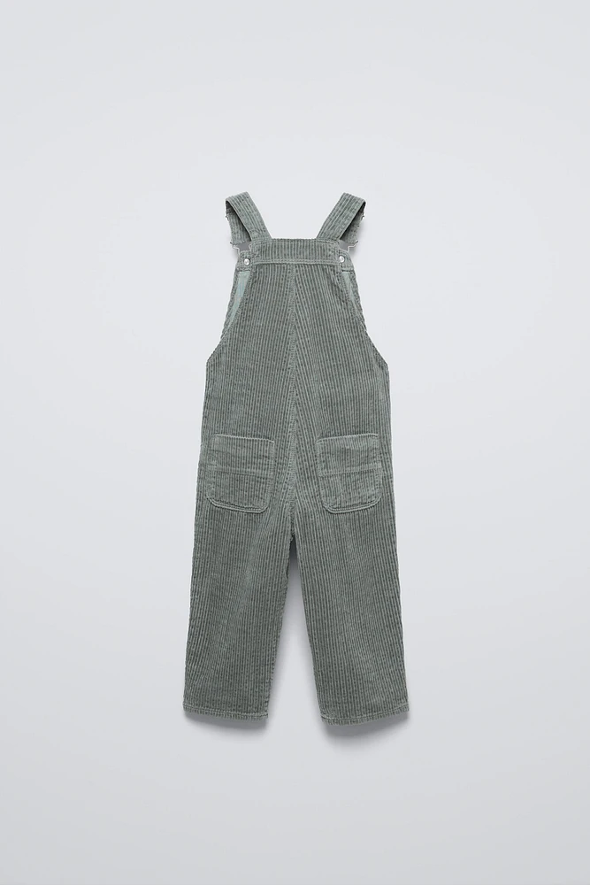 LONG CORDUROY OVERALLS