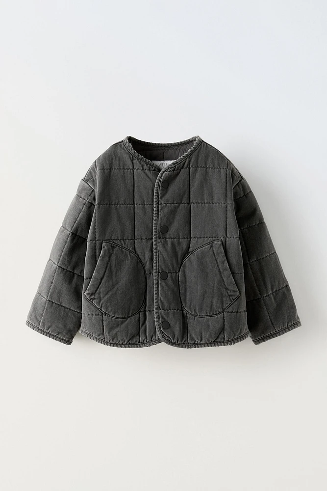 WASHED PUFFER JACKET