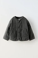 WASHED PUFFER JACKET