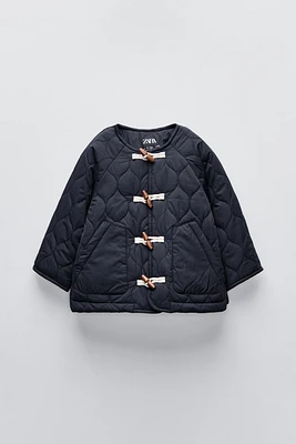 QUILTED TOGGLE JACKET