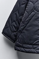 QUILTED TOGGLE JACKET