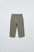 STRUCTURED TECHNICAL FABRIC LINED PANTS