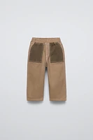 CONTRAST POCKET PANTS