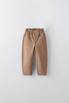 PAPERBAG TWILL PANTS