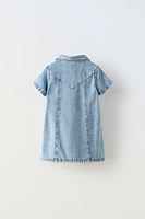 DENIM SKATER DRESS