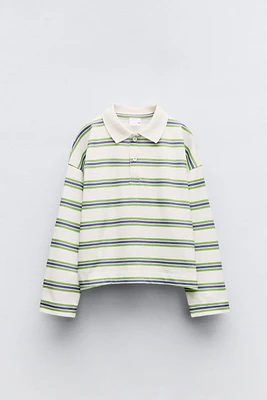 STRIPED POLO T-SHIRT