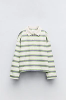 STRIPED POLO T-SHIRT