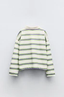 STRIPED POLO T-SHIRT