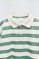 STRIPED POLO T-SHIRT