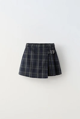 PLAID SKORT