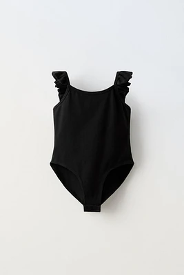 RUFFLED BODYSUIT