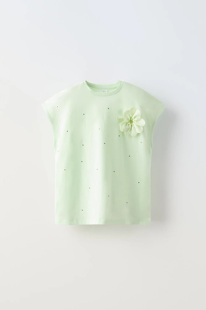 SHIMMER APPLIQUÉ T-SHIRT