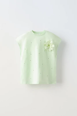 SHIMMER APPLIQUÉ T-SHIRT