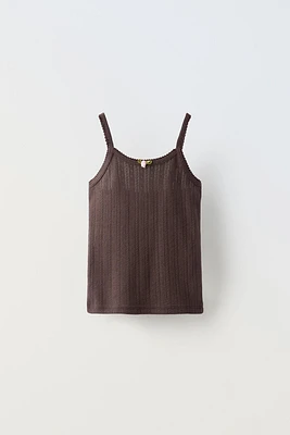 FLOWER STRAPPY TOP