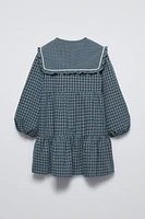 PLAID PETER PAN COLLAR DRESS