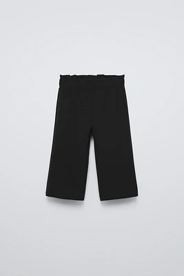 STRAIGHT CUT PLEATED PANTS