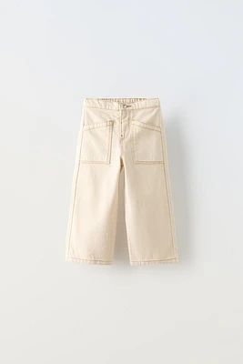 TWILL CULOTTE PANTS