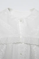 ROMANTIC EMBROIDERED SHIRT