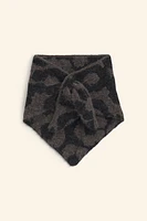 FLORAL WOOL BLEND KNIT BANDANA LIMITED EDITION