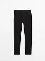 100% linen trousers