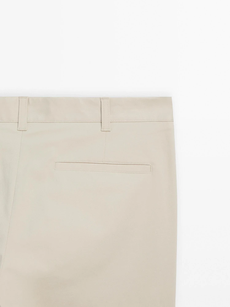 Pantalon slim avec coton