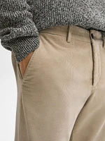 Slim fit corduroy trousers