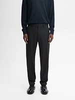 Pinstripe jogger fit trousers